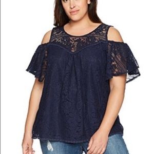 Vintage America Cold Shoulder Top